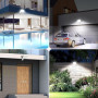 Aigostar 20W Projecteur LED Extérieur avec Détecteur de Mouvement，2 Pièces，1650LM Ultra Mince Spot LED Interieur，Lumière de Sécu