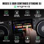 Numark Mixstream Pro+ contrôleur DJ avec séparation Stems, 2 platines, Wi-Fi, mixeur, écran tactile 7", haut-parleurs, compatibl