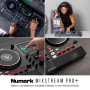Numark Mixstream Pro+ contrôleur DJ avec séparation Stems, 2 platines, Wi-Fi, mixeur, écran tactile 7", haut-parleurs, compatibl