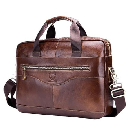 Xieben Sac à bandoulière vintage en cuir pour homme, sac à bandoulière pour voyage, affaires, sac à bandoulière, sac à bandouliè
