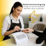 Retoo Aspirateur à Ongles 60W Professionnel – Collecteur de Poussière avec 3 Ventilateurs Silencieux, Filtre Réutilisable, Desig