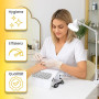 Retoo Aspirateur à Ongles 60W Professionnel – Collecteur de Poussière avec 3 Ventilateurs Silencieux, Filtre Réutilisable, Desig