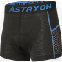 ASTRYON Short Cycliste Homme Cuissard Vélo VTT 5D Rembourré Coussin Gel, Respirant Séchage Rapide Antichoc Élastique Anti Glissa