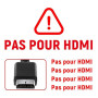 Mcbazel Câble SCART RGB AV Premium pour consoles PS1/PS2/PS3 PAL 180 cm, câble de conversion de signal vidéo de haute qualité -