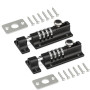 2 Sets Serrure À Combinaison De Boulon De Serrure De Porte, Serrure À Combinaison, Acier Inoxydable, Vis Anti-Effraction, Serrur