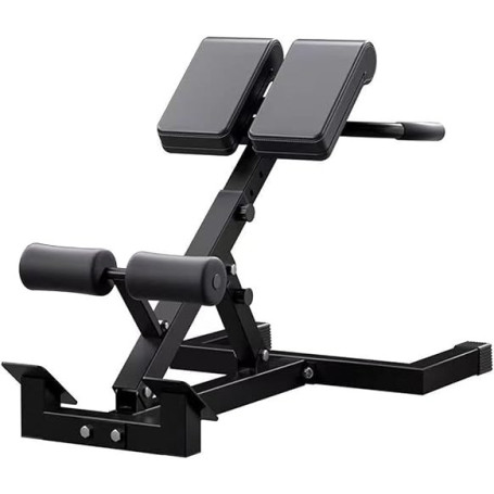 Fitness Chaise Romaine Hyperextension avec Extension: 5 - Inclination réglable au niveau, entraînements de dos/ab/glute, capacit