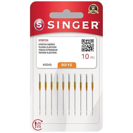 Singer 2045 80/12 tissus jersey 10 aiguilles