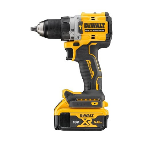 DEWALT DCD805P2T-QW Perceuse-visseuse à percussion compacte sans balais XR 18 V Li-Ion 5 Ah