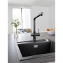 Grohe Blue Home Kit + robinetterie bec orientable avec filtre et fonction pétillante silencieux, doux, pétillant – Robinet avec