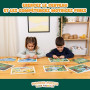 BONNYCO Puzzle Bois Enfant 6 Ensembles 24 Pcs, Animaux de Différents Écosystèmes. Puzzle 3-8 Ans avec Plateau, Jouet Educatif. C