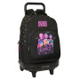 K-POP Demon Hunters - Grand sac à dos à roulettes, compact, amovible, idéal pour les enfants de différents âges, confortable et