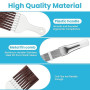 Lot de 4 peignes à ailettes de climatisation pour radiateur, outil de peignes à ailettes condensateur, brosses de nettoyage pour