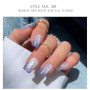JMEOWIO Autocollant Ongles Gel UV Yeux de Chat Gel Nail Art Stickers Semi-durci Stickers Ongle Deco Ongle Design Manucure