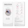 JMEOWIO Autocollant Ongles Gel UV Yeux de Chat Gel Nail Art Stickers Semi-durci Stickers Ongle Deco Ongle Design Manucure