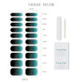 JMEOWIO Œil Chat Dégradé Ongles Gel Autocollant UV Nail Art Sticker
