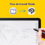 Wacom MovinkPad 11, Tablette Graphique de Dessin Android 14 (11″) pour Jeunes créateurs, avec Wacom Pro Pen 3, écran Net, Verre