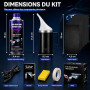 SEO-FANALLY 650 G Renovateur Phare Voiture Renovation Phare Voiture Kit | Kit Polissage Nettoyage Phare Voiture, Kit Rénovation