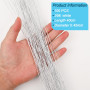 ARWIG 100 Fils de Fer pour Fleuriste | Tiges de Fil Floral Blanc de 40 cm | Fournitures de Fleuriste | Accessoires de Compositio
