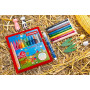 STABILO Trio Jumbo - Feutre de coloriage - Étui carton x 12 feutres pointe large - Coloris assortis