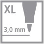 STABILO Trio Jumbo - Feutre de coloriage - Étui carton x 12 feutres pointe large - Coloris assortis