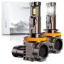 WAIXINGREN Ampoule H11 LED 36000LM, 120W, 6500K Lumière Blanche, Remplacement pour Halogènes, 1:1 Taille Halogène, Plug and Play