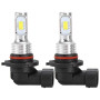 Yctze pour ampoule led 9145 2pcs H10 9145 80W 8000K Blanc LED Ampoule Antibrouillard 12-24V Remplacement Universel Ampoule de fe