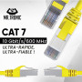 Mr. Tronic Câble Ethernet Cat 7 10m, CCA Haute Vitesse cable ethernet- Câble Réseau LAN Rond Intérieur avec Connecteurs RJ45 | 2