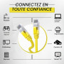 Mr. Tronic Câble Ethernet Cat 7 10m, CCA Haute Vitesse cable ethernet- Câble Réseau LAN Rond Intérieur avec Connecteurs RJ45 | 2