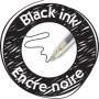 BIC M10 Original Stylos-Bille Rétractables Pointe Moyenne (1,0 mm) - Noir, Boîte de 50