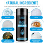 PoudreDensifianteCheveux, Poudre de Cheveux, Fibre Capillaire Avec Applicateur en Spray, Poudre de Spray épaississant, Naturelle