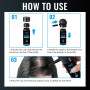 PoudreDensifianteCheveux, Poudre de Cheveux, Fibre Capillaire Avec Applicateur en Spray, Poudre de Spray épaississant, Naturelle