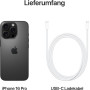 Apple iPhone 16 Pro Max, 256GB, Titane noir (Reconditionné)