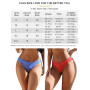 ohmydear String Sexy Ouverte Tanga Femme Sexy Chic Dentelle Slip Grandes Tailles Transparent Panties Lingerie Tenue Hot sous-Vêt