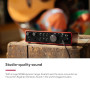 Focusrite Scarlett 2i2 Studio 4th Gen, bundle d'interface audio USB pour les auteurs-compositeurs, avec microphone à condensateu
