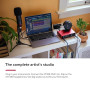 Focusrite Scarlett 2i2 Studio 4th Gen, bundle d'interface audio USB pour les auteurs-compositeurs, avec microphone à condensateu