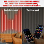 Lichaser Bandes LED RVB pour Panneaux Acoustiques, 6 Ruban Led Cuisine | WiFi LED Noires Compatibles Alexa, Encastré Bande LED A