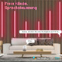 Lichaser Bandes LED RVB pour Panneaux Acoustiques, 6 Ruban Led Cuisine | WiFi LED Noires Compatibles Alexa, Encastré Bande LED A