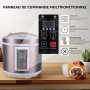 Machine de fermentation à l'ail noir, boîte de fermentation d'ail de 5 l, fermenteur d'ail noir avec support à ail en acier inox