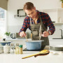 Repose-cuillère en Bois d'olivier, Repose Cuillère Cuisine, Pour Louches, Pinces, Spatule, Porte-cuillère Pour Cuisinière, pour