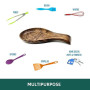 Repose-cuillère en Bois Noyer, Repose Cuillère Cuisine, Pour Louches, Pinces, Spatule, Porte-cuillère Pour Cuisinière, pour Rang