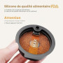 RECAFIMIL Filtre à café réutilisable dosette rechargeable 180 ml compatible avec les machines Tassimo (capsule 180 ml + 2 couver