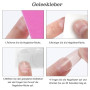 Auriselle 24 pièces Faux ongles à coller Press on Nails, Carré Français avec Fleurs 3D Brillantes Couverture Complète, jolis ong