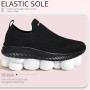 Basket Femme Respirantes Slip on pour Sneakers Femmes Chaussure de Running Fitness Légères Sneakers