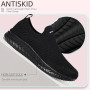 Basket Femme Respirantes Slip on pour Sneakers Femmes Chaussure de Running Fitness Légères Sneakers