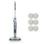 Shark Steam Mop Balai automatique à vapeur et à récurer, 3 réglages vapeur, assainit, élimine taches et saleté, 2 tampons rotati