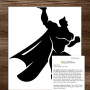 Autocollant mural en vinyle pour interrupteur de super-héros – Autocollant mural unique pour chambre d'enfant, décoration d'inté
