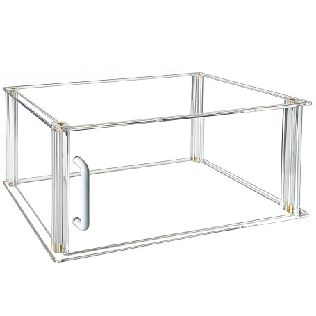 Acryvic Vitrine de boulangerie boîte à pain, acrylique vitrine de pâtisserie transparente comptoir de cuisine vitrine de nourrit