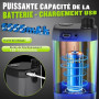 Spopal Camping Douche Portable, [Imperméable] Kit Douche de Camping,Pompe de Douche Électrique Rechargeable,6000mAh, avec Affich