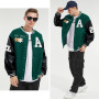 Covisoty Veste Baseball Homme Bomber Universite Americaine Blouson Lettre Broderie Unisexe Varsity Jacket Techwear Vintage Mode