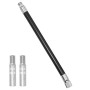 Extension de Valve, Tuyau de Gonfleur d'Extension en Caoutchouc avec 2pcs Pneu Valve Extension Adaptateur 39 MM, Extension de Va
